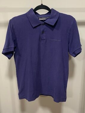 Porsche Driver's Selection Mens SM Polo Shirt Purple Short Sleeve Motorsport